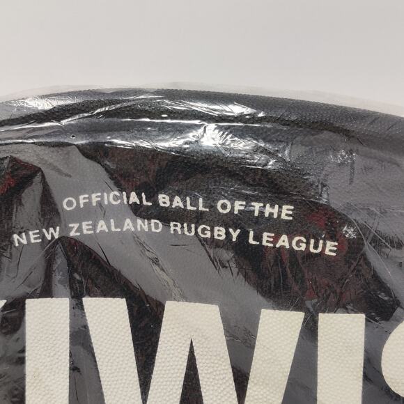 New Zealand Rugby League KIWIS NZRL Ball Size 5 Synthetic Sealed Souvenir Black - Picture 5 of 14